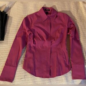 Express Solid Long Sleeves Shirt